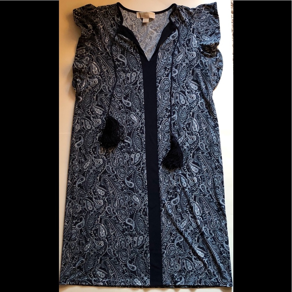 MICHAEL Michael Kors Blue Paisley Dress. XS. EUC.